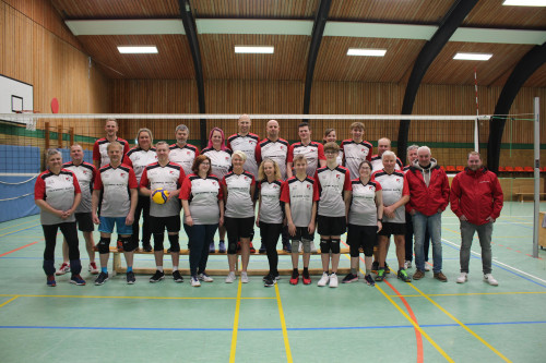 Die Volleyball-Mannschaft des TSV Langenhorn